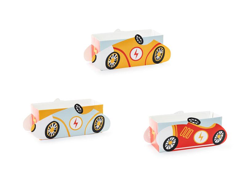 Snackboxen Autos, Mix (1 VPE / 3 Stk.) - FeierGlanz